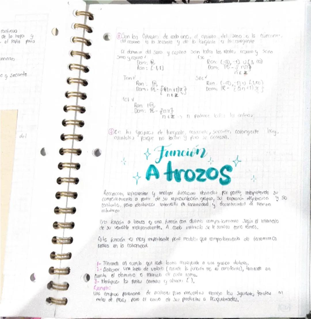 Topics
Funciones trascendentales
Exponencial-Logaritmica trigonometrica
Función a trazos
Limites de funciones:
-Estimación de un limite de f