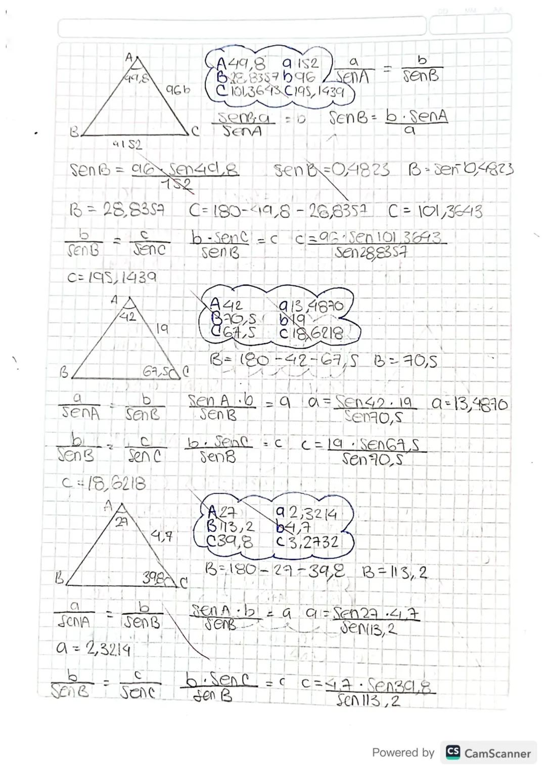 6

objetivo
•Identificar la estructura general del sistema del seno para
la solucion de triangulos oblicuος

Teorema del seno
Este teorema n
