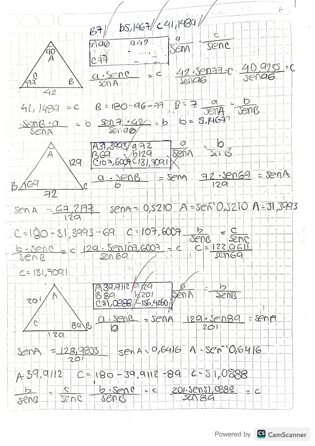 6

objetivo
•Identificar la estructura general del sistema del seno para
la solucion de triangulos oblicuος

Teorema del seno
Este teorema n