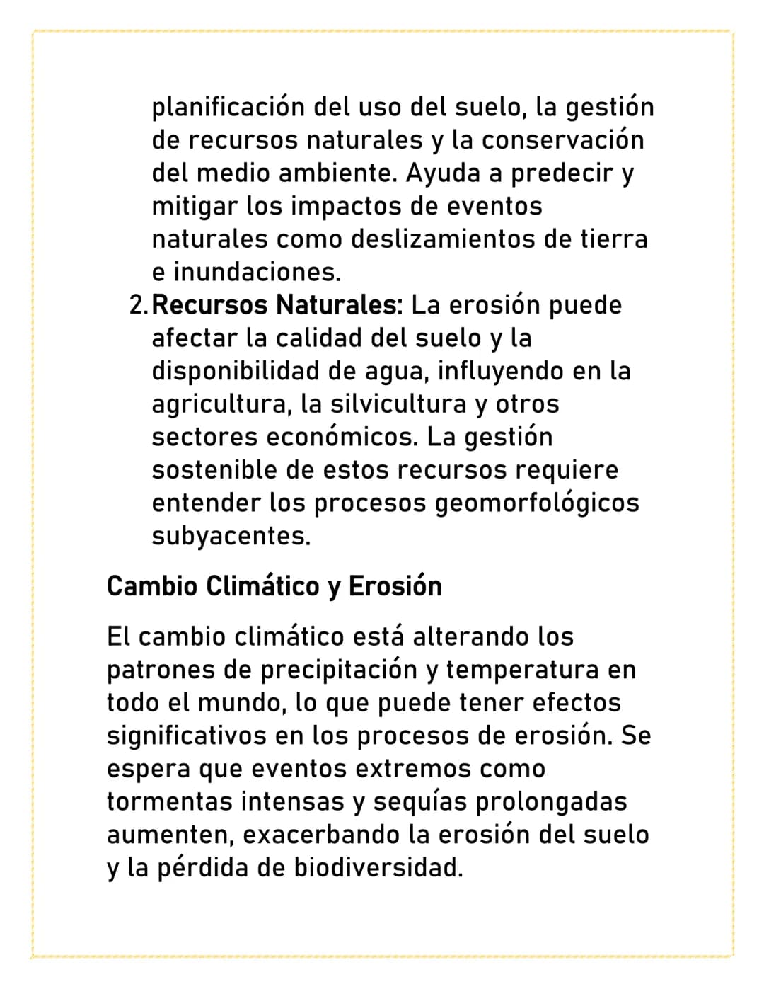 GEOMORFOLOGÍA
Y PROCESOS DE
EROSIÓN
La geomorfología es una rama de la
geografía física que estudia la formación y
evolución del relieve ter