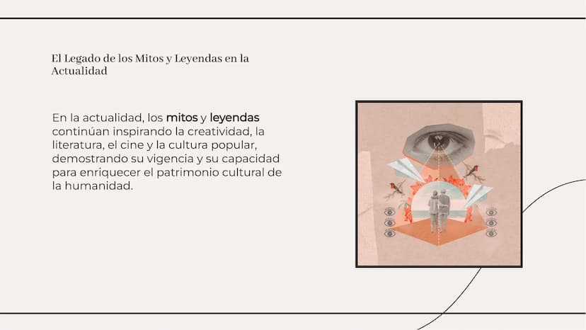Los mitos y las leyendas Introducción
En el mundo de los mitos y leyendas, se
entrelazan la realidad y la fantasía,
transmitiendo enseñanzas