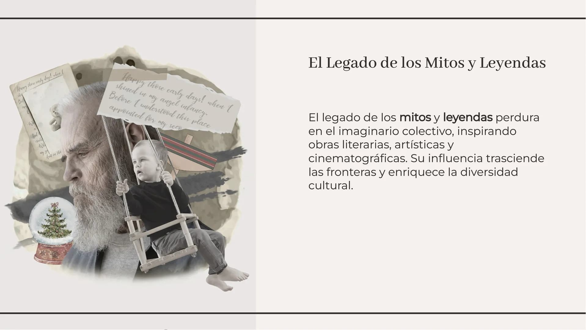 Los mitos y las leyendas Introducción
En el mundo de los mitos y leyendas, se
entrelazan la realidad y la fantasía,
transmitiendo enseñanzas