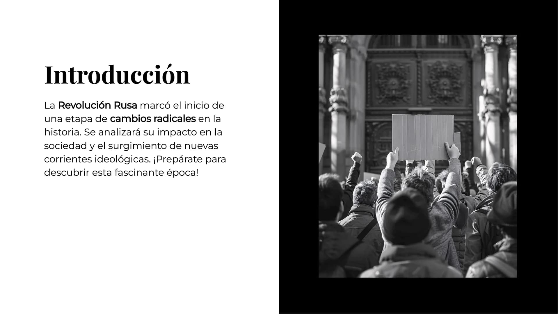 VILL
WORLD
RI
La Revolución
Rusa: El
Amanecer de
una Nueva Era Introducción
La Revolución Rusa marcó el inicio de
una etapa de cambios radic