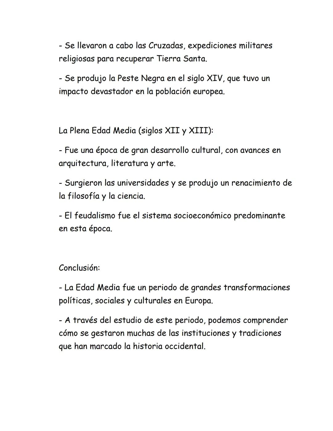 Tema: La Edad Media

Introducción:

- La Edad Media es un periodo de la historia que se extiende
desde la caída del Imperio Romano de Occide