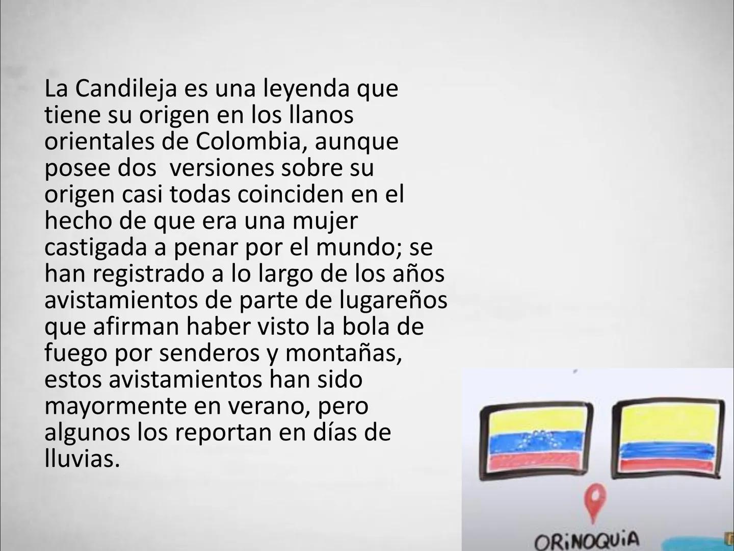LA
CANDILEJA
 Cuenta la Leyenda que la Candileja o
Bola de Fuego era en vida una mujer
hermosa llamada candelaria 3

que contrajo matrimonio
