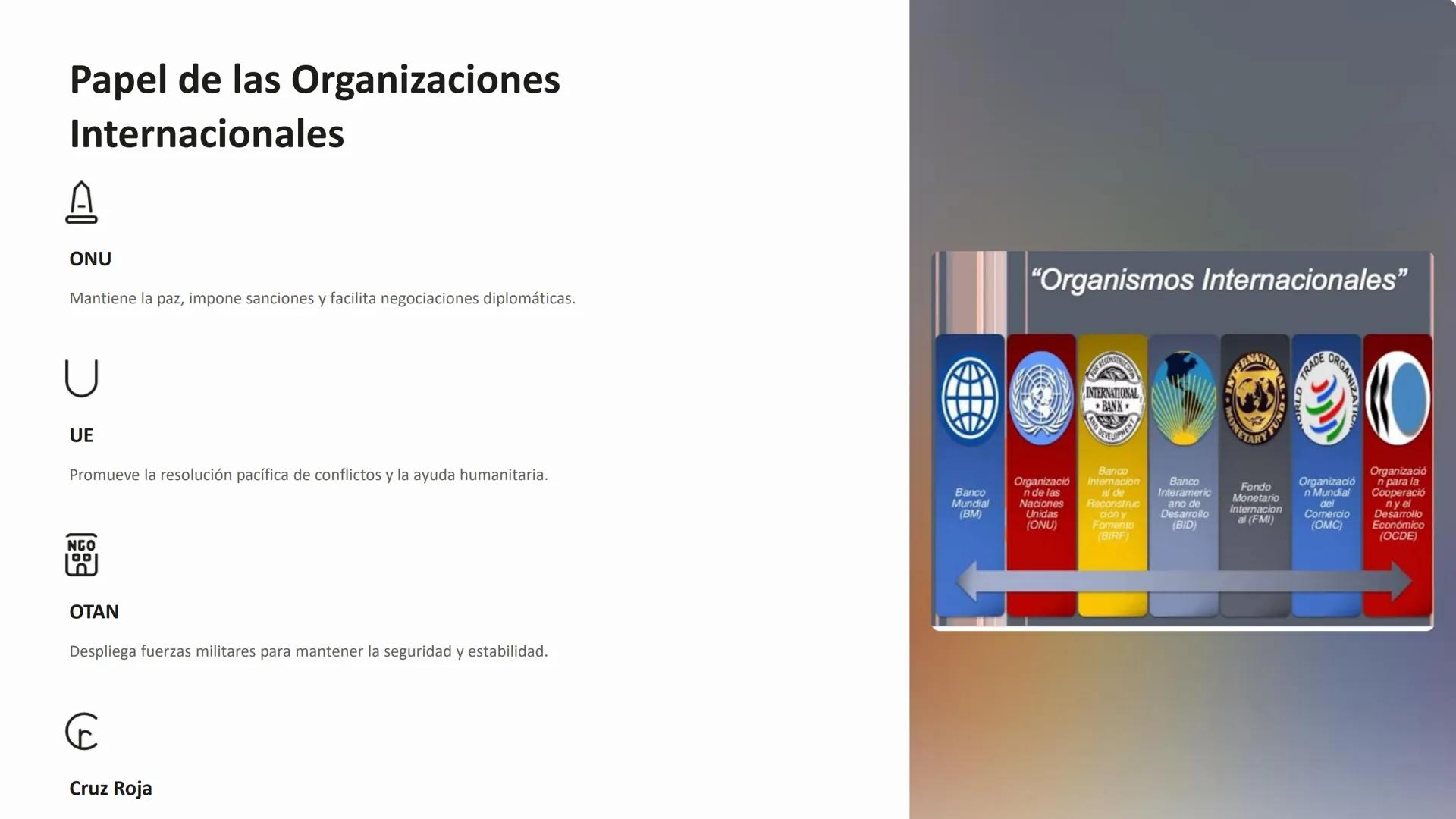 Geografía de los
conflictos
La geografía de los conflictos estudia la interacción entre los factores
espaciales y los conflictos a nivel loc