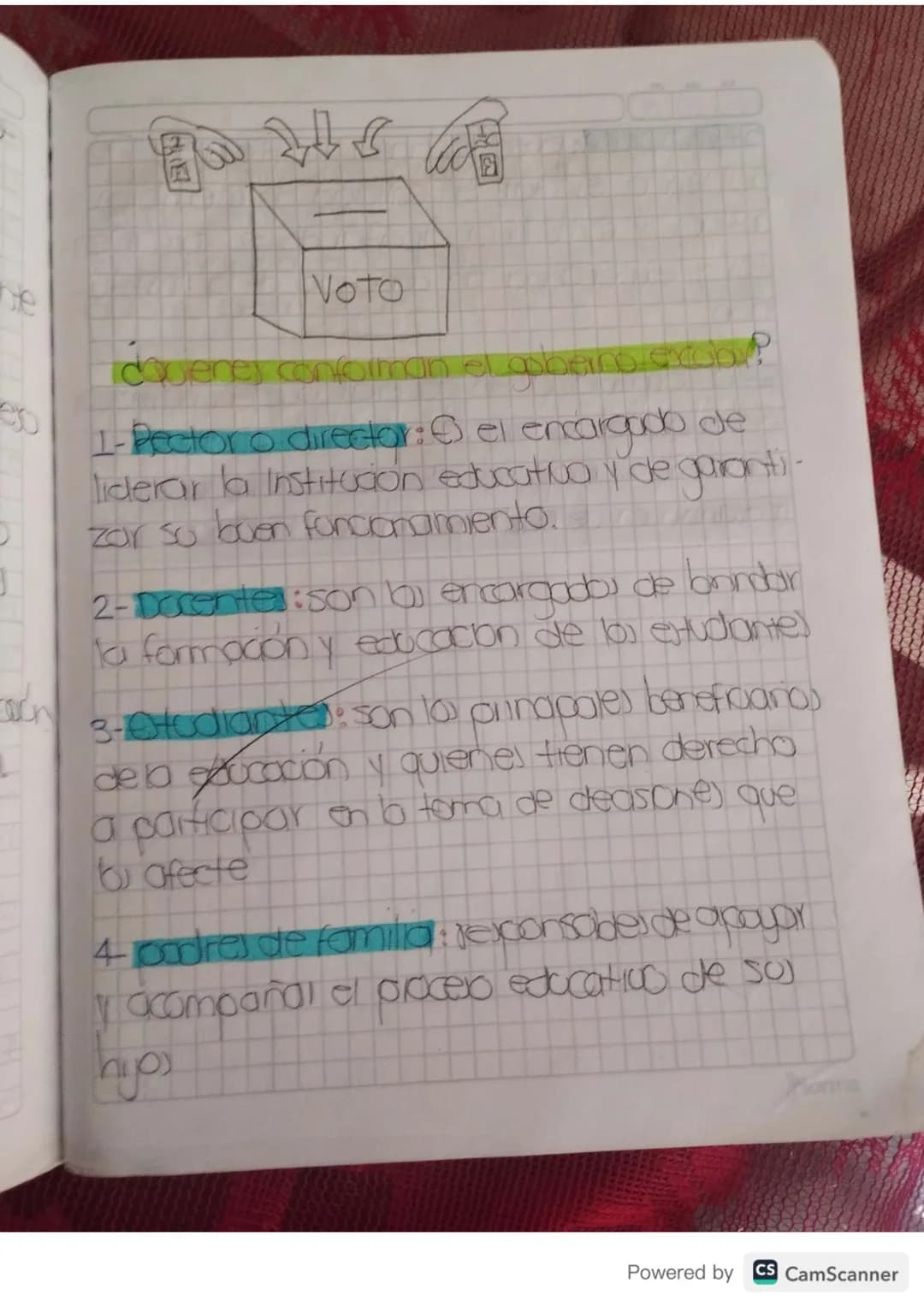 110
Pobierno escold
El gobierno excolar es un modelo que boog
fomentar la participación democratica de
la comunidad educativa en la gestion 