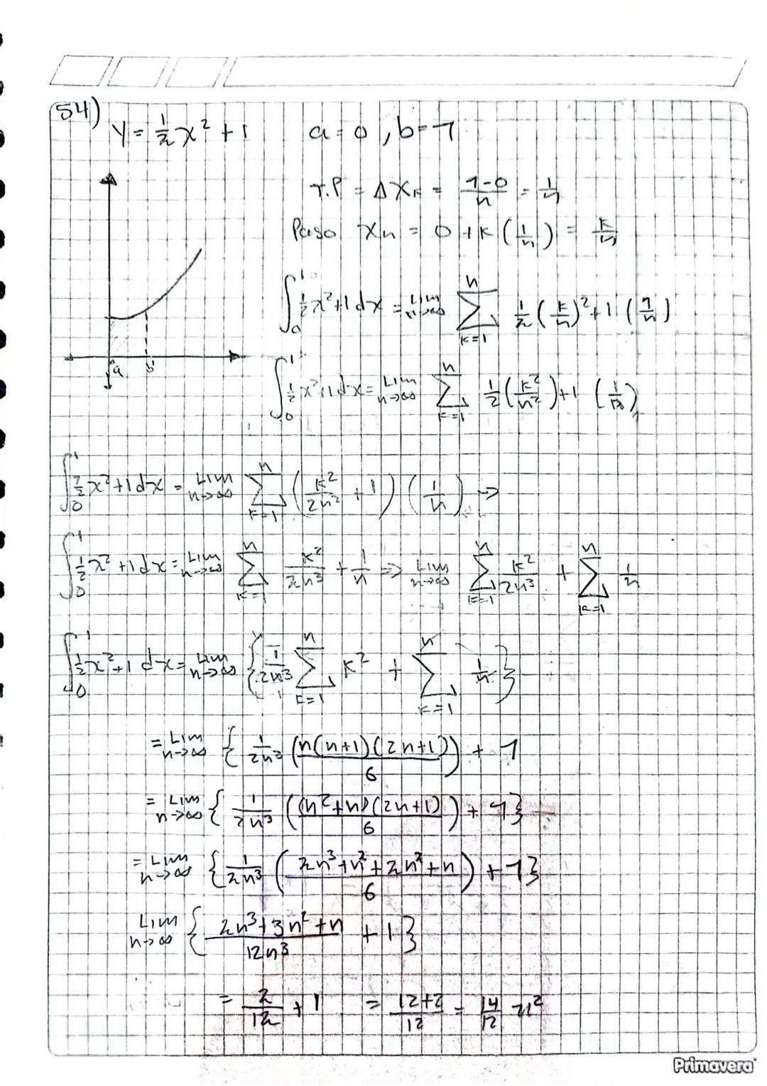 de Hemann
Hallar el Area Bajo La Region
uscundo
Sunices
Limitada
5³) y = x + 2; α = 0
HKHX
x+20
1=9
515
Tamaño de la Partion = AXE
Paso = Xα