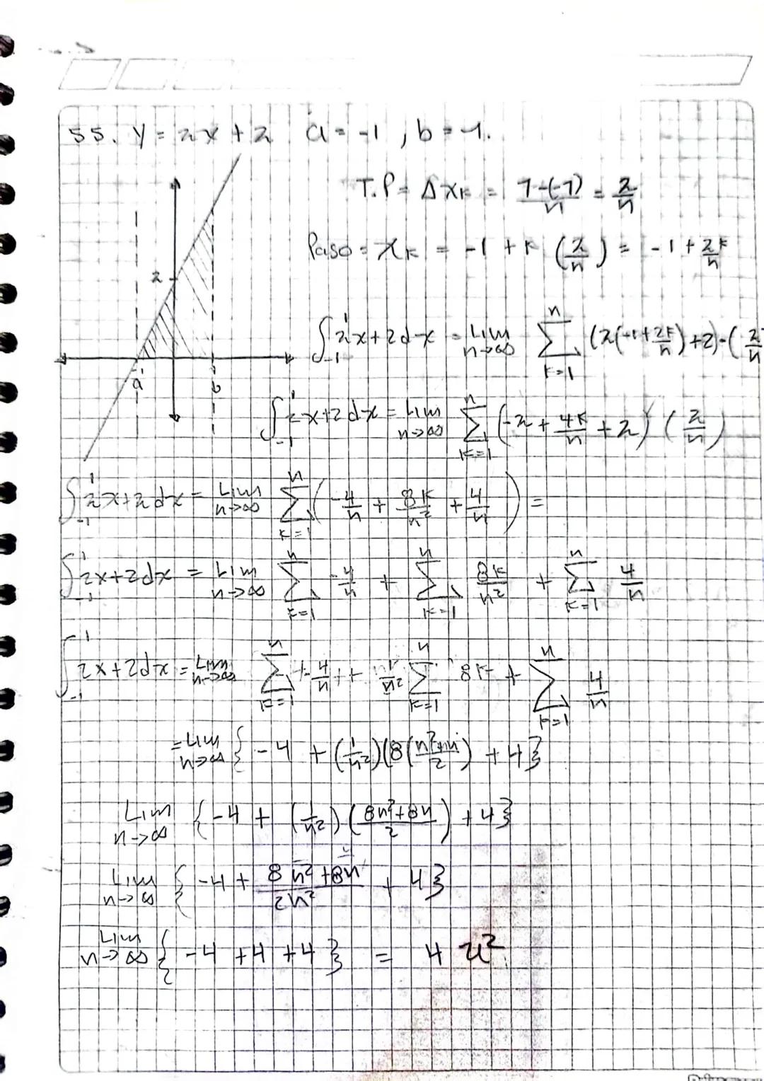 de Hemann
Hallar el Area Bajo La Region
uscundo
Sunices
Limitada
5³) y = x + 2; α = 0
HKHX
x+20
1=9
515
Tamaño de la Partion = AXE
Paso = Xα