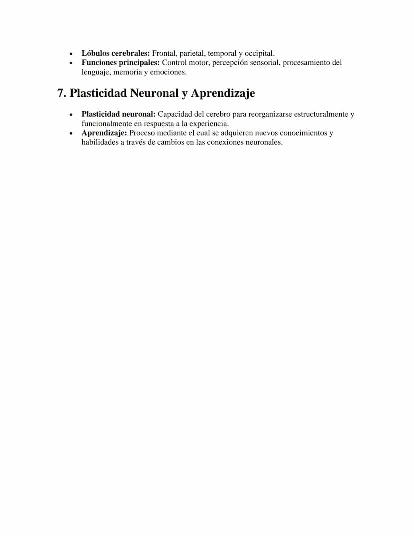 Neurociencia Básica
APUNTES//
1. Introducción a la Neurociencia
•
•
Definición: Estudio del sistema nervioso y cómo este regula el comportam