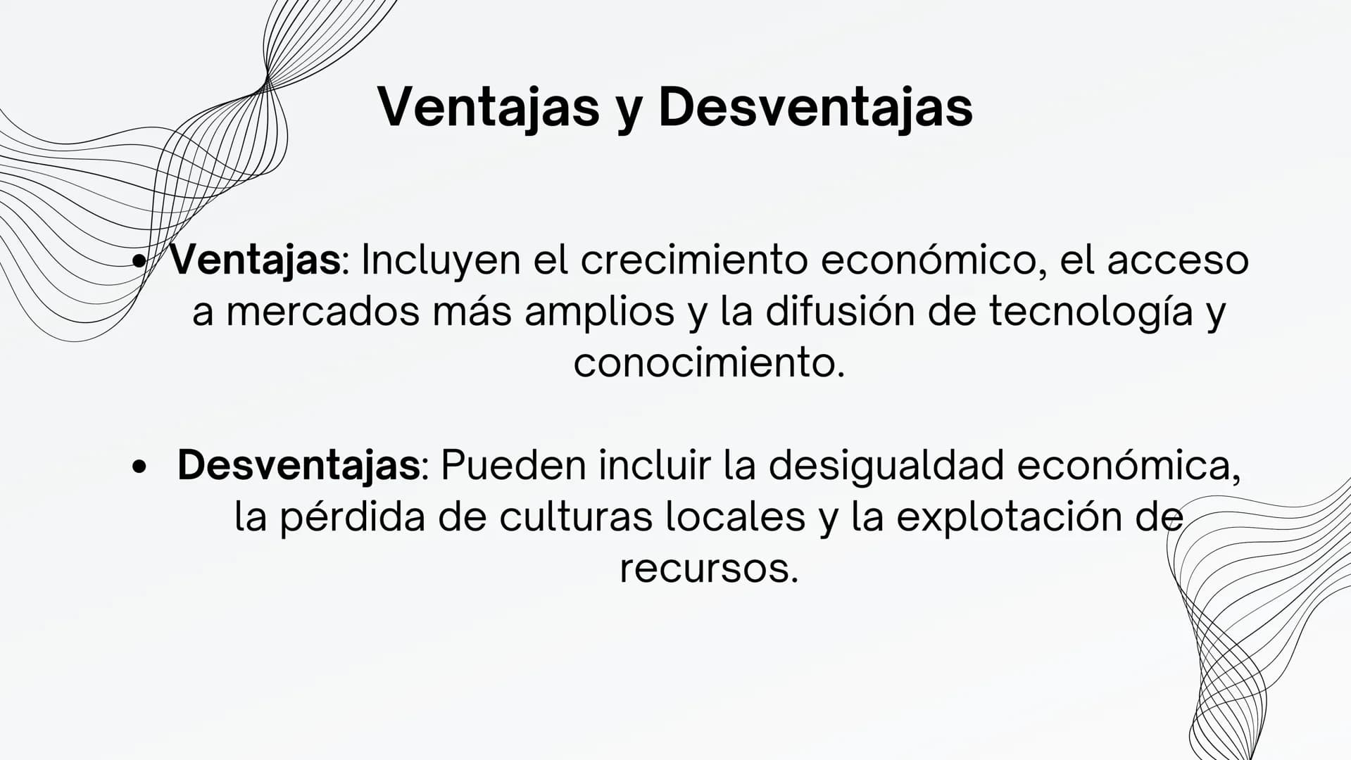 GLOBALIZACIÓN ¿Qué es la Globalizacíon?
La globalización se refiere al proceso por el cual
las barreras geográficas y políticas se vuelven
m