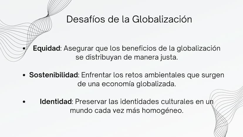 GLOBALIZACIÓN ¿Qué es la Globalizacíon?
La globalización se refiere al proceso por el cual
las barreras geográficas y políticas se vuelven
m