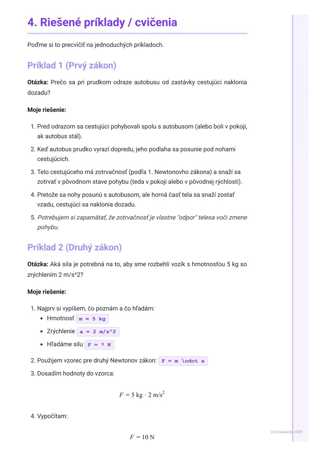 # Newtonove zákony pohybu

1. Prehľad / úvod

Newtonove zákony pohybu sú super dôležité v fyzike, lebo nám pomáhajú
pochopiť, prečo sa veci 