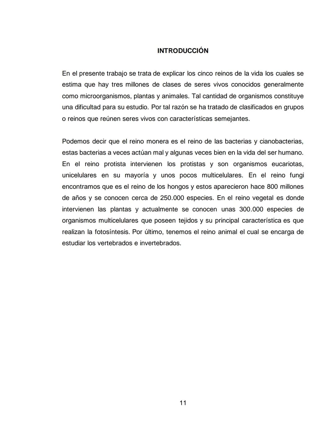 LOS REINOS DE LA NATURALEZA
XXXXXXXXXXX
XXXXXXXXXXXX
ÁREA: CIENCIAS NATURALES
ASIGNATURA: BIOLOGÍA
XXXXXXXXXXXXXXXXXXXX
11A
XXXXXXXXXXX
XXX 