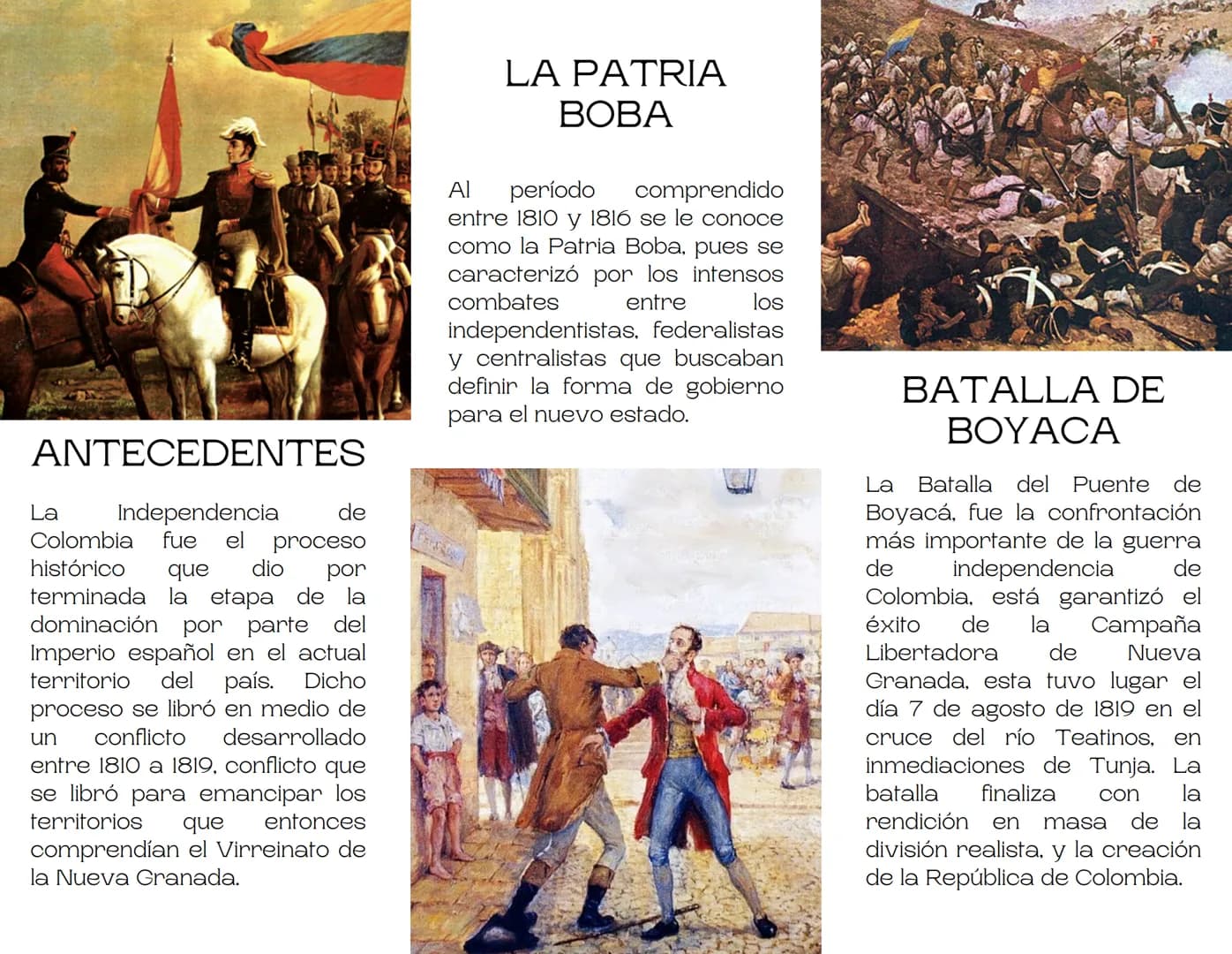 La
ACTA DE
INEPENDENCIA
llamada
<Acta
de
Independencia» de Bogotá no fue
la declaración propiamente de
independencia, pues como lo
afirma el