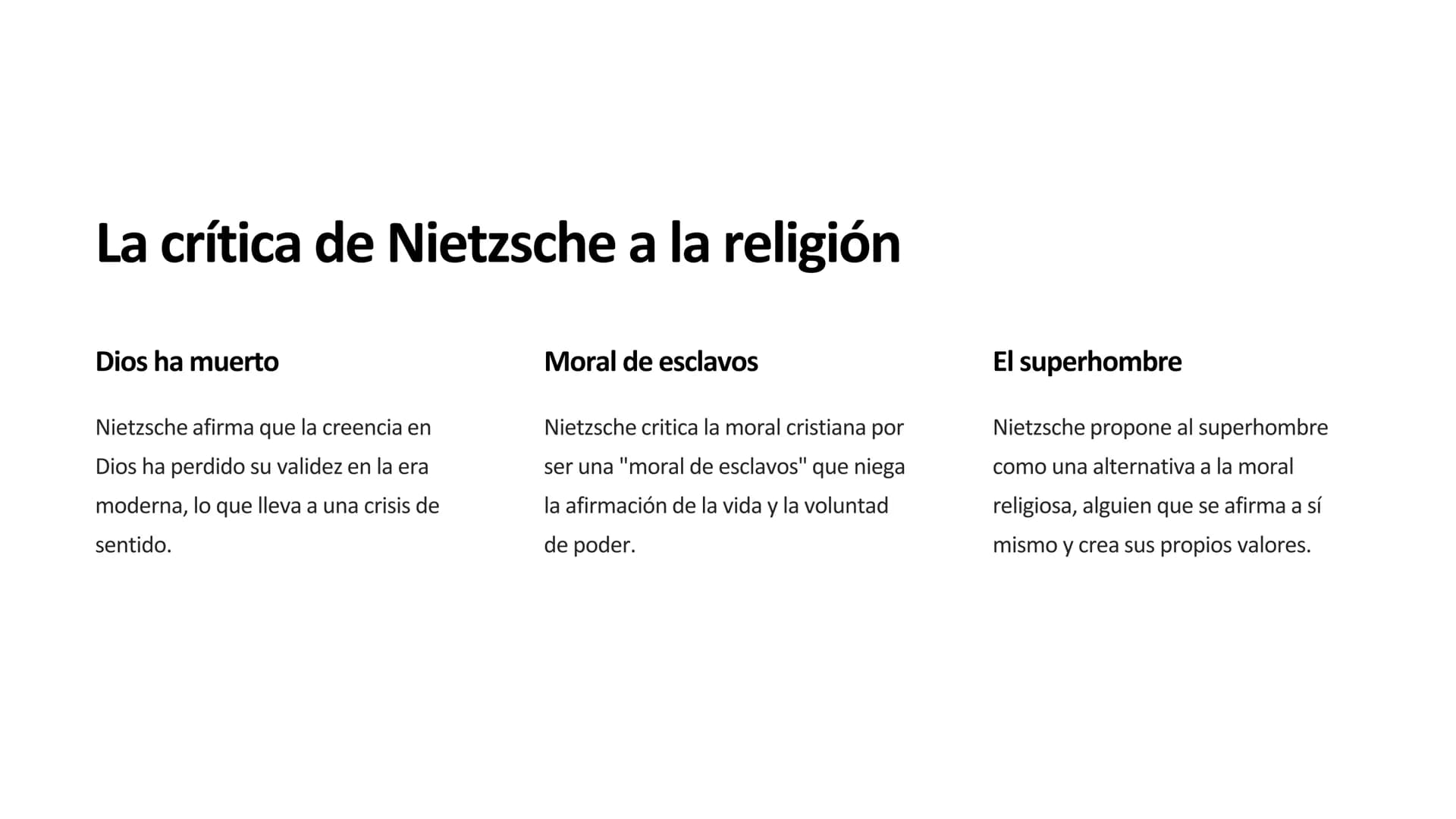 Filosofía de la religión:
Kierkegaard, Nietzsche y
Wittgenstein
En esta presentación, exploraremos las ideas de
tres destacados filósofos qu