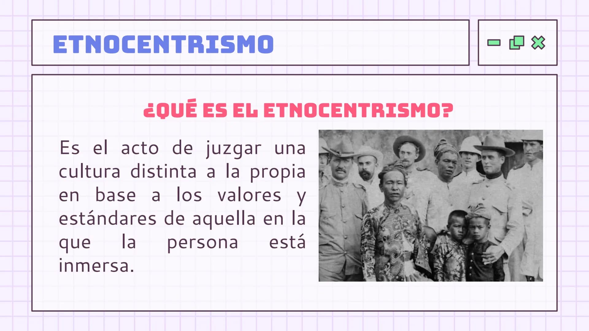 COSMOVISIÓN NACIONAL
RELATIVISMO CULTURAL,
ETNOCENTRISMO RELATIVISMO
CULTURAL RELATIVISMO CULTURAL
El relativismo cultural se trata de una c