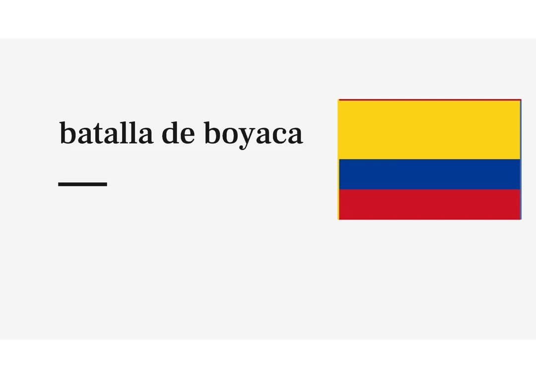 Batalla de boyaca-colombia 🇨🇴
