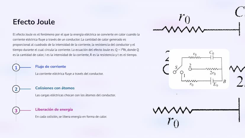 la corriente eléctrica
La corriente eléctrica es el flujo de carga eléctrica a través de un
material conductor. Este flujo se produce debido