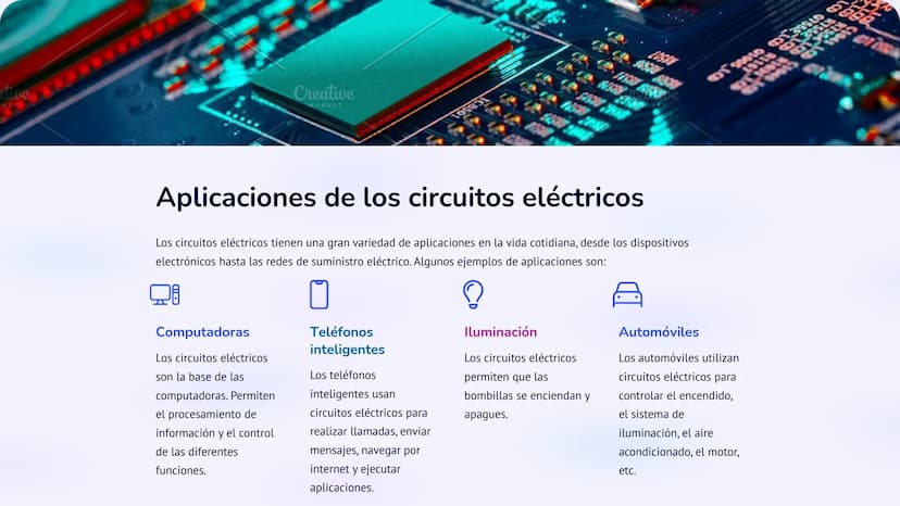 la corriente eléctrica
La corriente eléctrica es el flujo de carga eléctrica a través de un
material conductor. Este flujo se produce debido