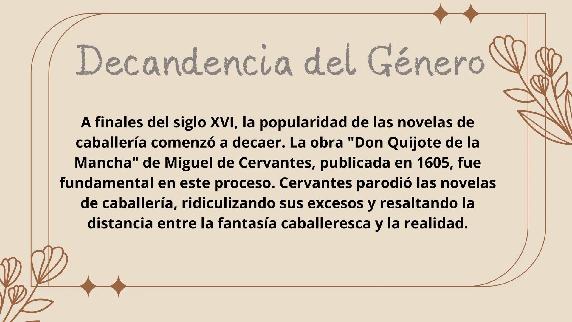 ¿Que son?
Las novelas de caballería son un género literario popular durante la Edad Media y el
Renacimiento. Surgieron en Europa en el siglo