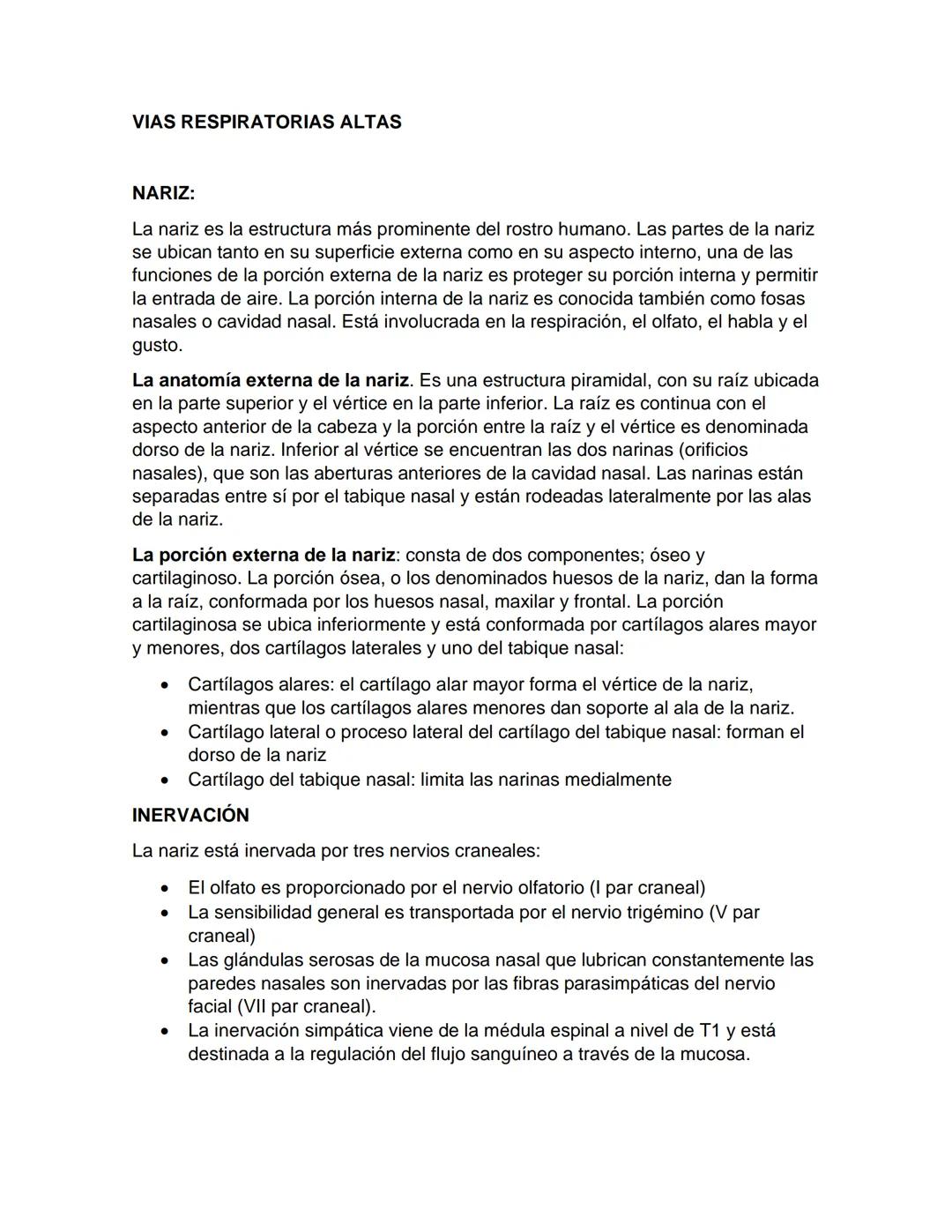 VIAS RESPIRATORIAS ALTAS