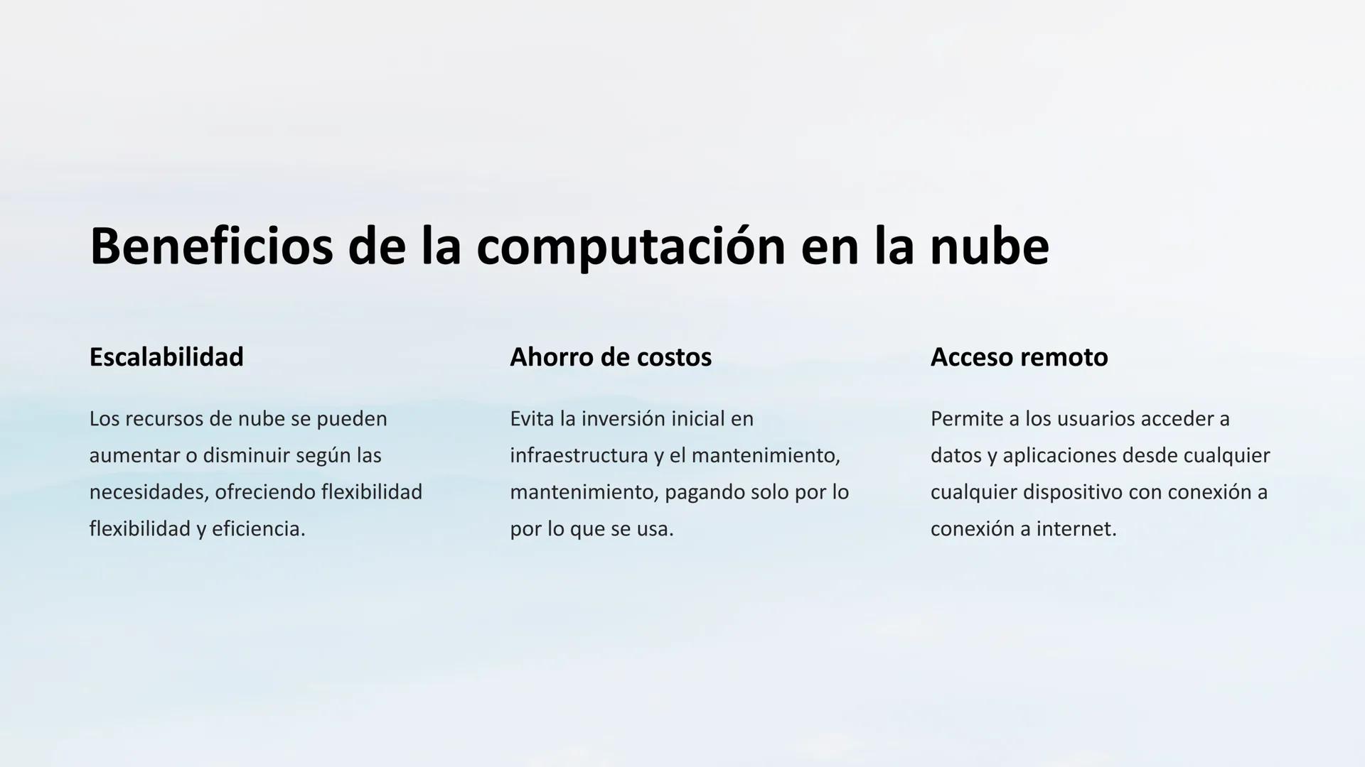 Computación en la
Nube y Servicios en
Línea
107
0101011
La computación en la nube ha transformado la forma en que las
empresas y los individ