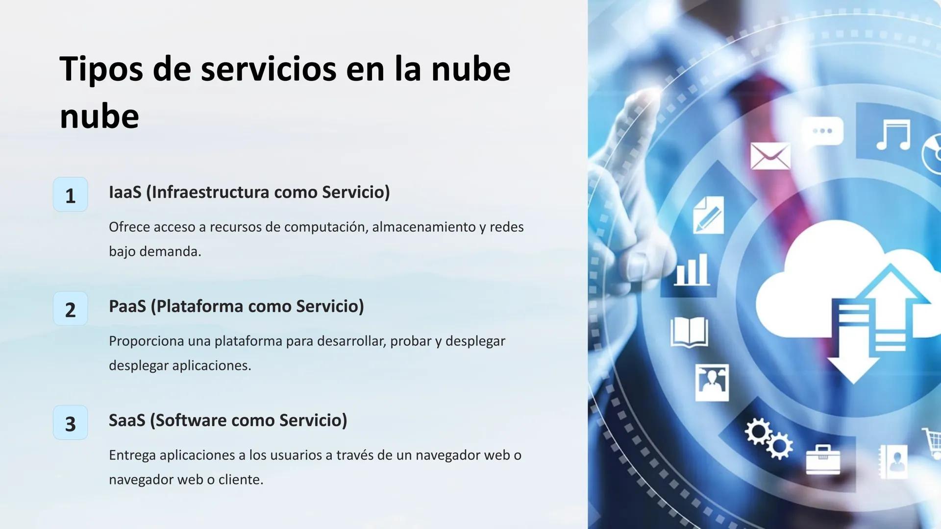 Computación en la
Nube y Servicios en
Línea
107
0101011
La computación en la nube ha transformado la forma en que las
empresas y los individ