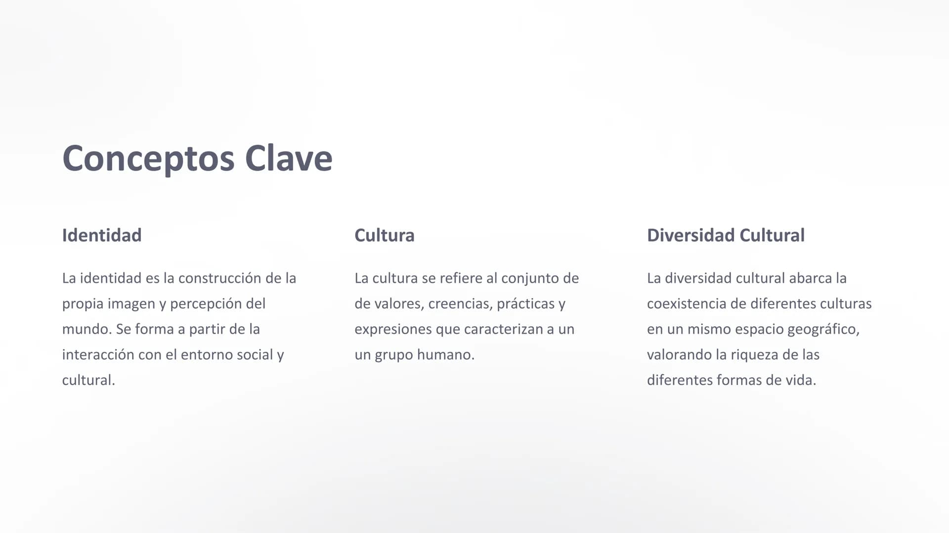 Identidades y
Diversidad Cultural
en el Mundo
Globalizado
En un mundo cada vez más interconectado, la identidad y
la diversidad cultural cob