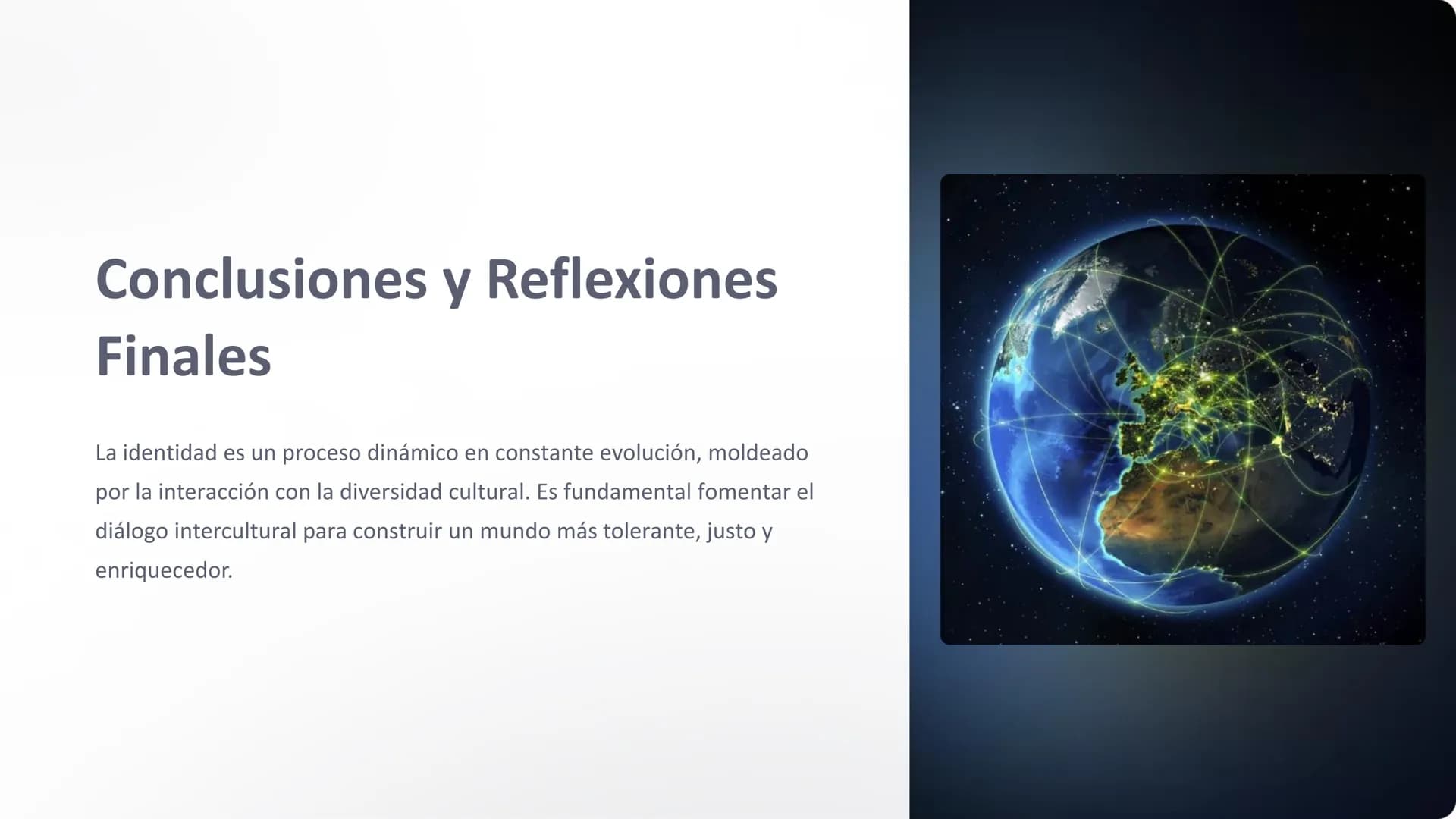 Identidades y
Diversidad Cultural
en el Mundo
Globalizado
En un mundo cada vez más interconectado, la identidad y
la diversidad cultural cob