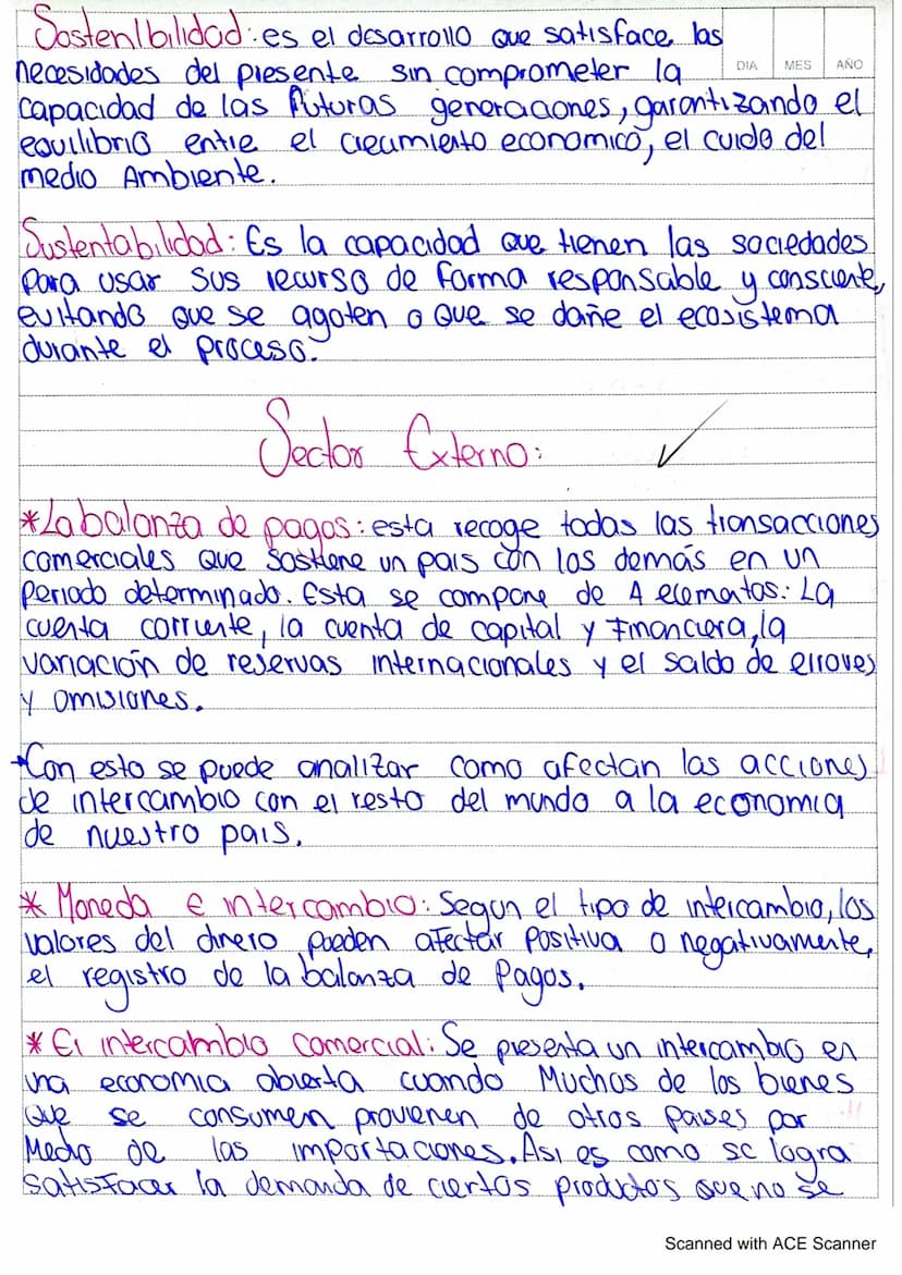 DIA MES AÑO
Sostenibilidad
es el desarrollo Que satisface las
necesidades del presente sin comprometer la
Capacidad de las futuras generacio