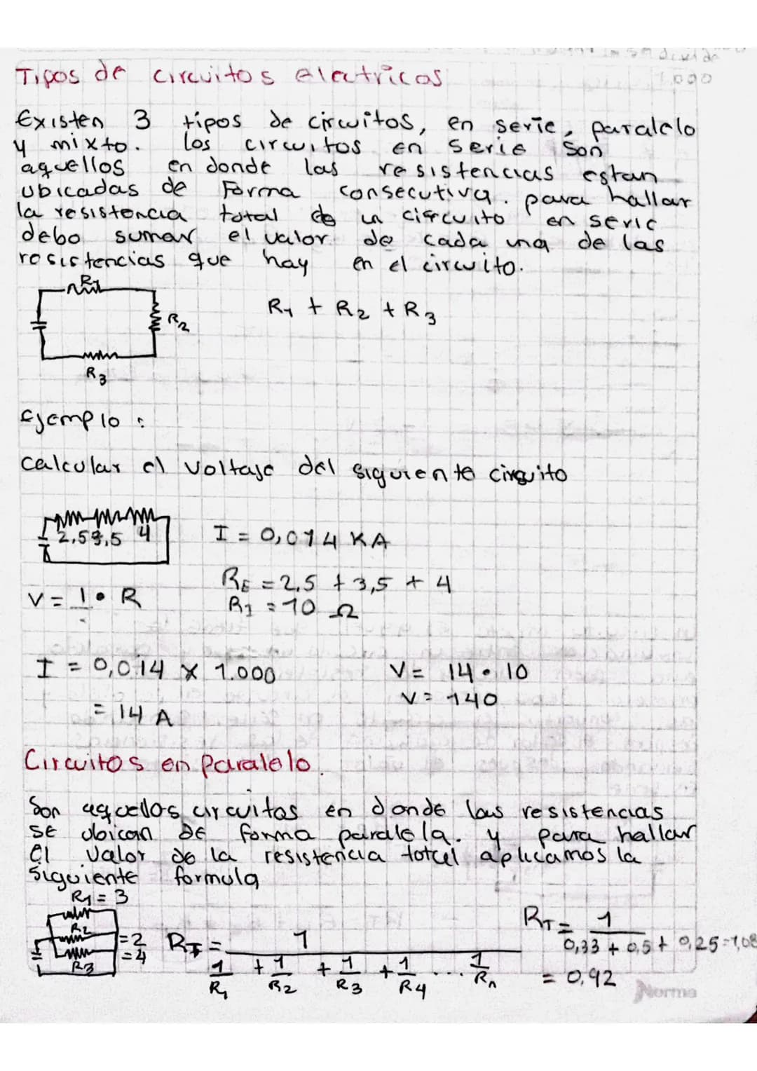 Ley de OHM
la ley de ohm describe el modo en que la
Comente
Electrica
una resistencia. _
Circula
Su enunciado es el siguiente:
"La intensida