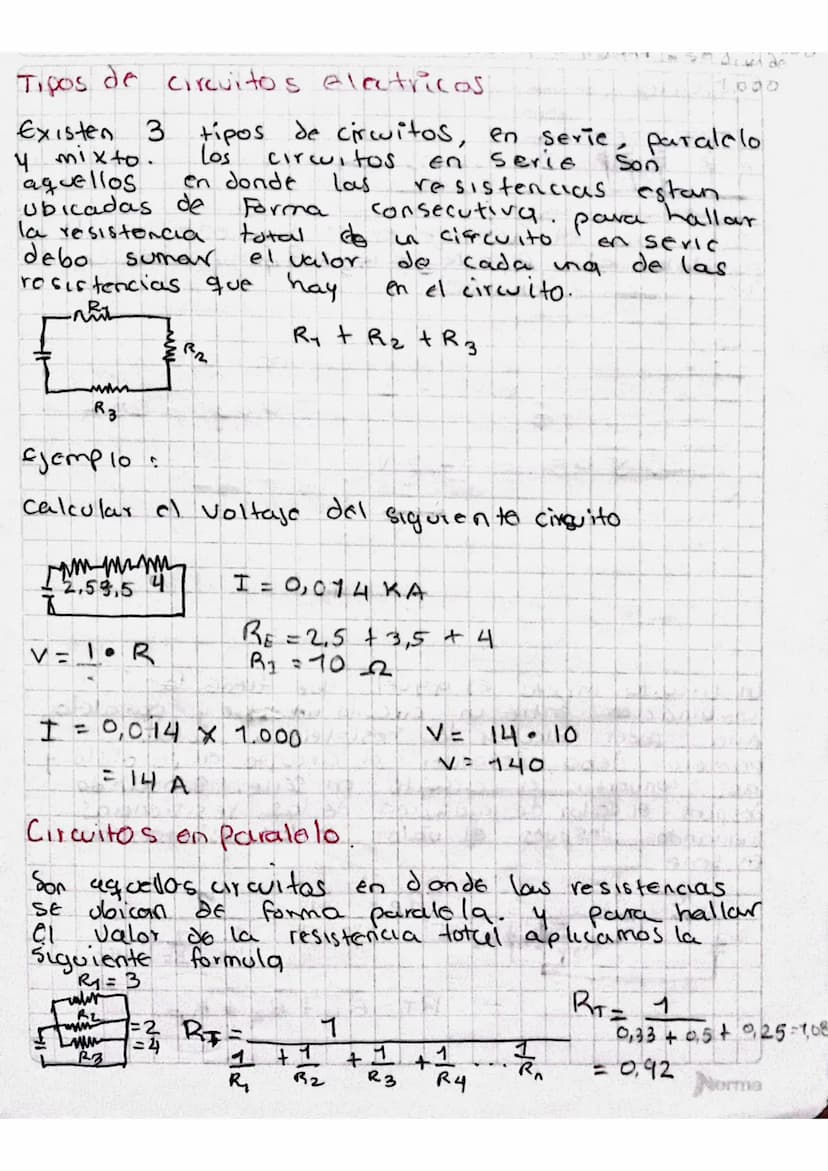 Ley de OHM
la ley de ohm describe el modo en que la
Comente
Electrica
una resistencia. _
Circula
Su enunciado es el siguiente:
"La intensida