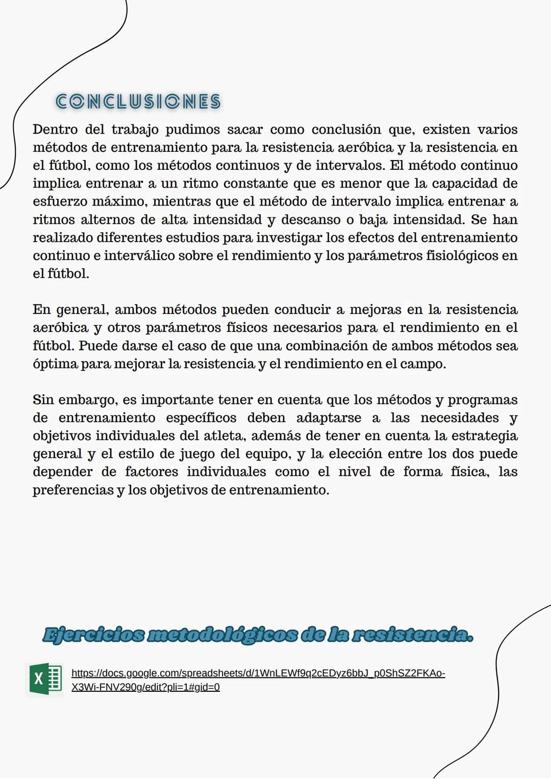 INTRODUCCIÓN
El fútbol es un deporte interválico consistente en varios sprints con frecuentes
variaciones en el desarrollo de la actividad; 