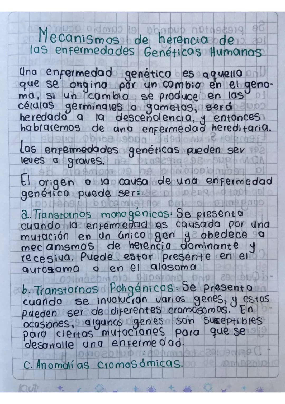 20
बट
Mecanismos de herencia de apl
las enfermedades Genéticas Humanas
Una enfermedad genético es aquello
que se ongina par un cambio en el 
