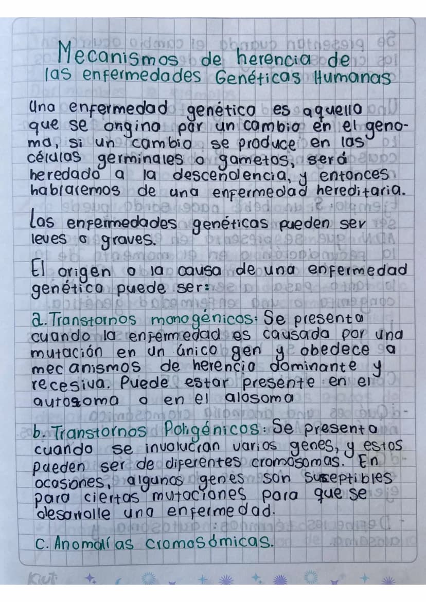 20
बट
Mecanismos de herencia de apl
las enfermedades Genéticas Humanas
Una enfermedad genético es aquello
que se ongina par un cambio en el 