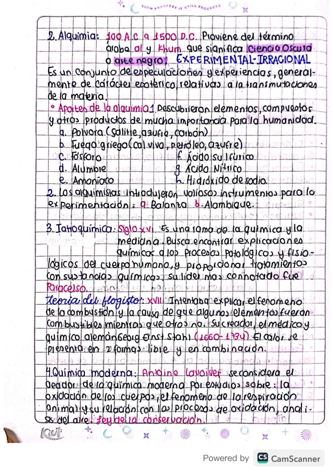 SLOV
STILL PROGRESS
2. Alquimia: 100 A/C 9 1500 D.C. Proviene del término
arabe al y khum que significa Ciencia Oscura
o arte negro: EXPERIM