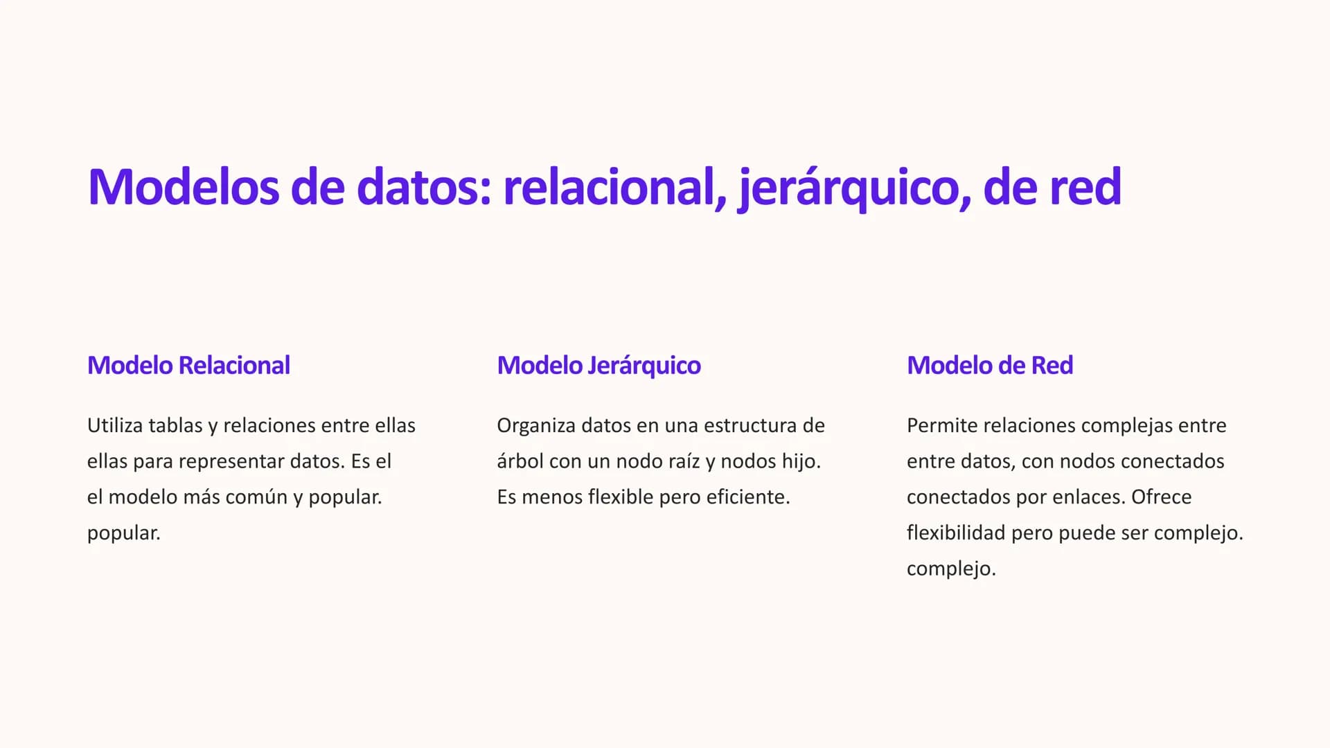 Bases de Datos: 