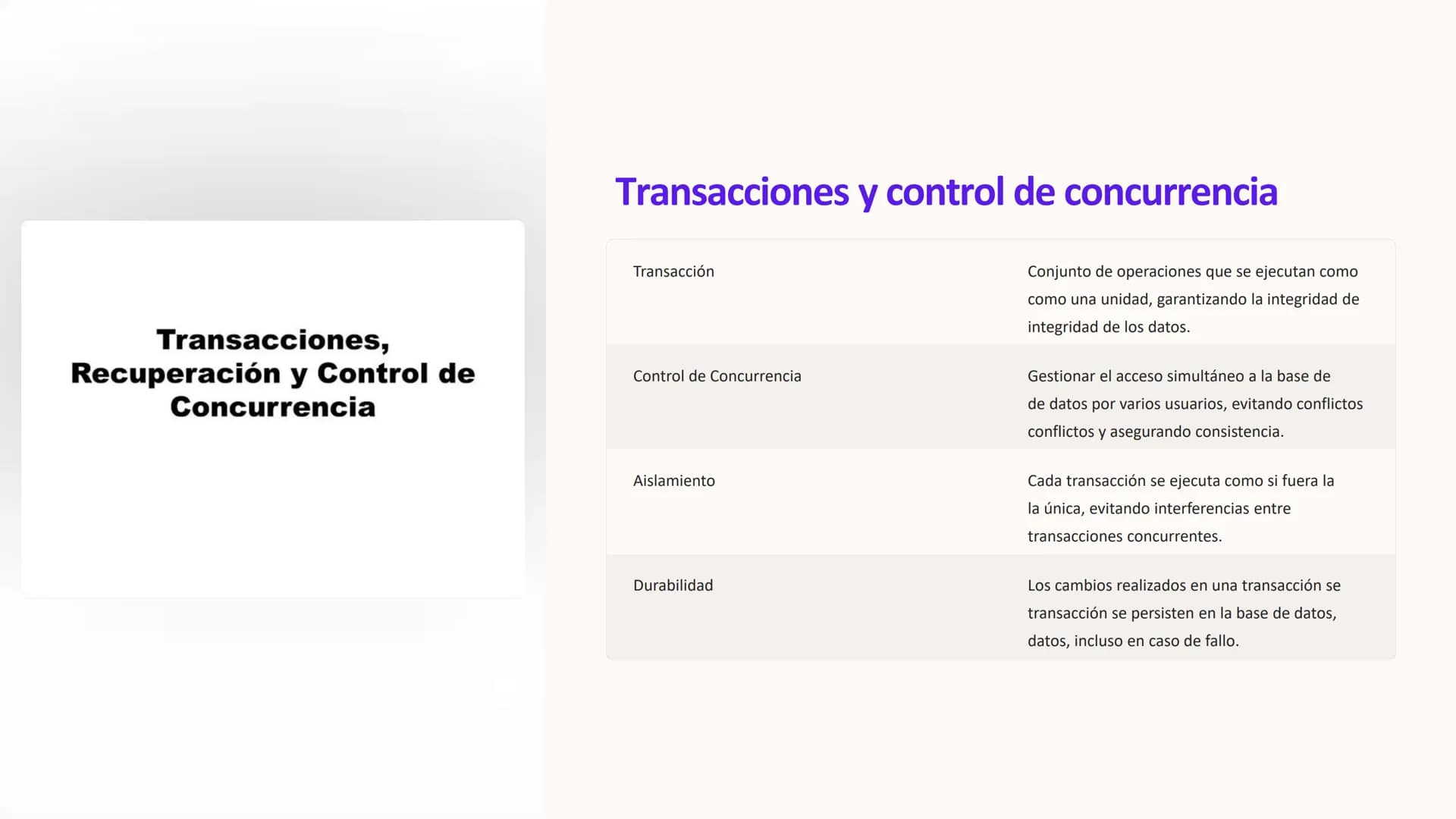 Bases de Datos: 