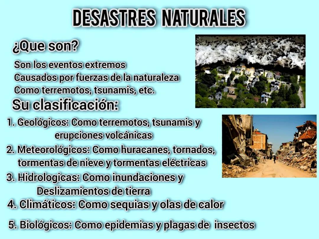 Desastres Naturales