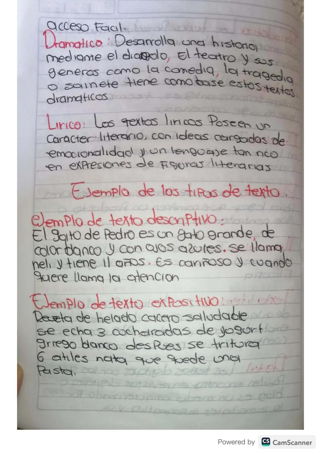 Texto
Tipo de texto
Narrativo: Relata historia, eventos, cuentos,
mitos y hechos concretos reales o Fictició
Descritivo: La Finaalidad
es la