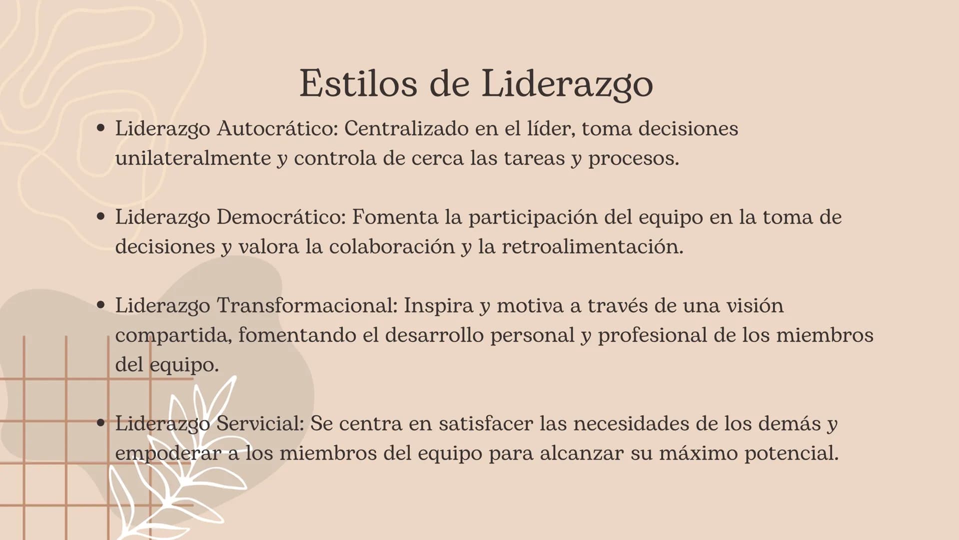 Liderazgo Definición de Liderazgo
El liderazgo se define como la capacidad de una
persona para influir y motivar a otros hacia el logro de
m