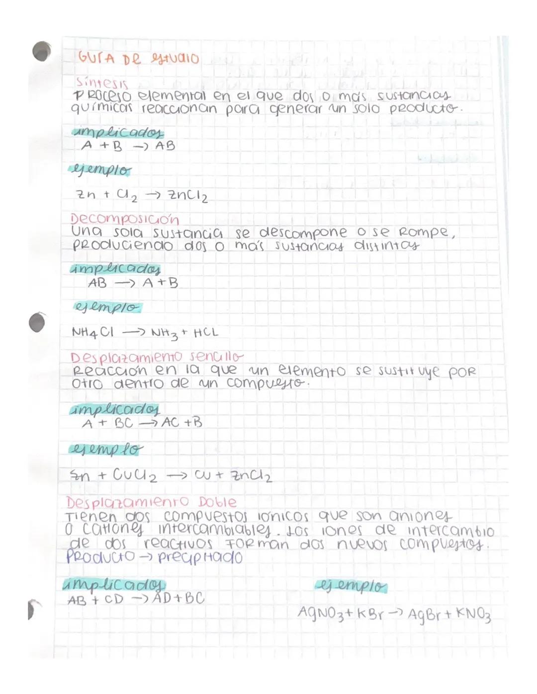 GUTA DE studio

Sintesis
Proceso elemental en el que dos o más sustancias
qurmicas reaccionan para generar un solo Producto.

implicados
A+B