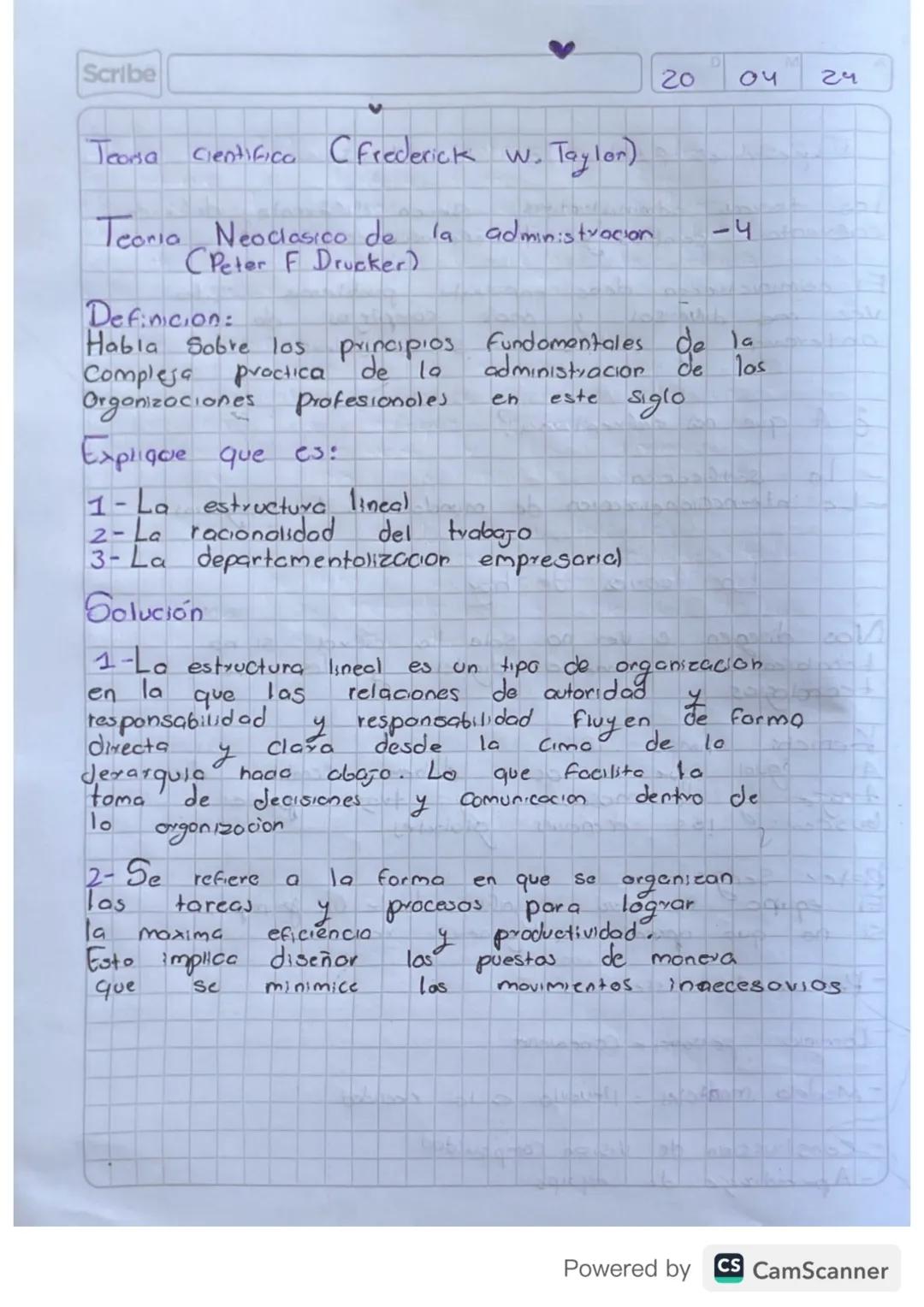 Teoria de la administracion cientifica.
DD
MM
AA
es la
que
se
f efectos de
Organizacion
ocupa del
estudio de las
los problemas que afectan a