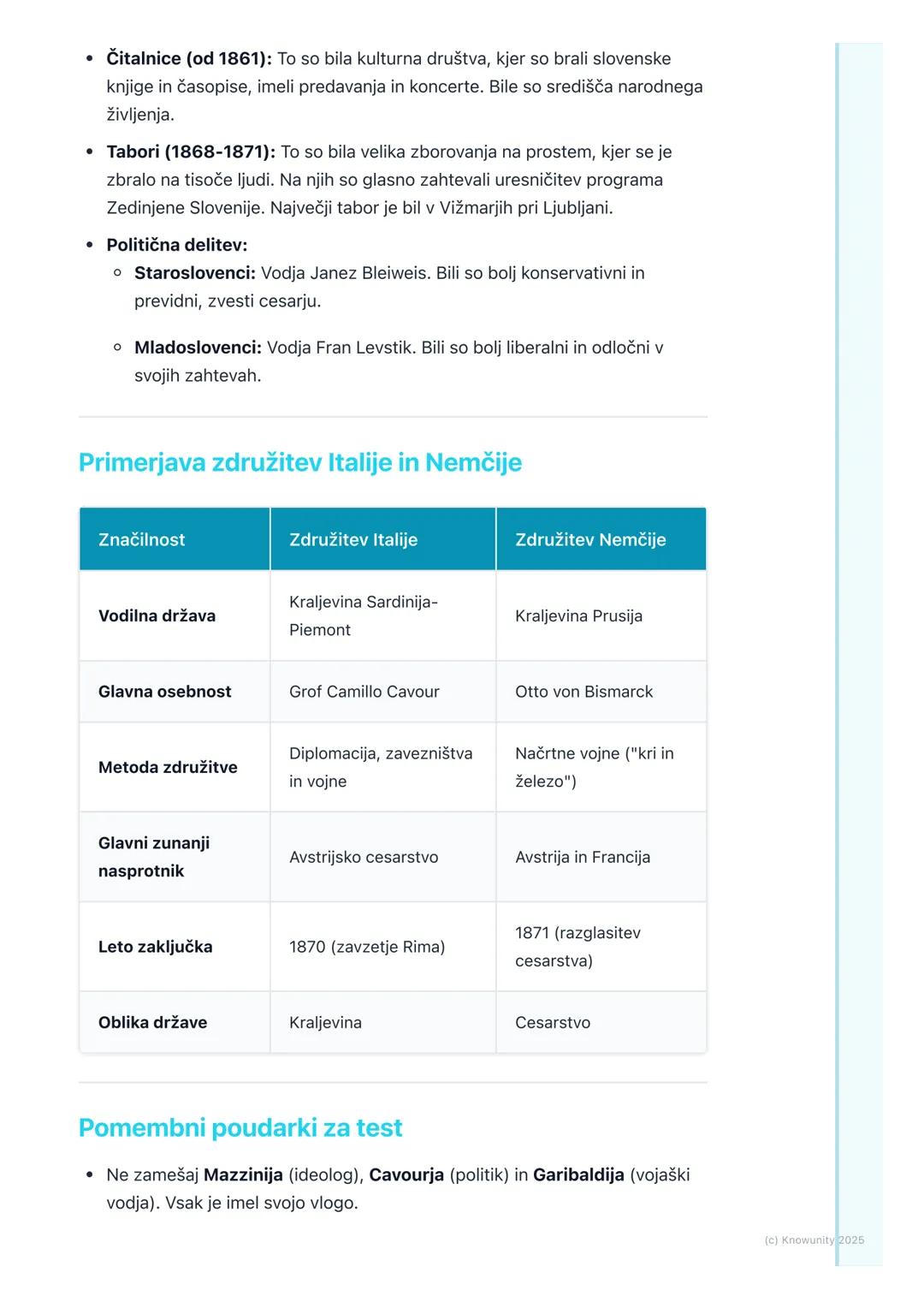 # Nacionalna gibanja in
nastanek novih držav (Italija,
Nemčija, Slovenci)

Uvod: Nacionalna gibanja v 19. stoletju

V 19. stoletju se je po 