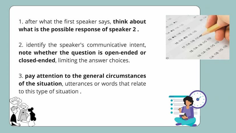 COMMUNICATIVE
KNOWLEDGE
conocimiento comunicativo ))
WHAT DO YOU EVALUATE?
the saber 11 test evaluates the ability to recognize the
appropri