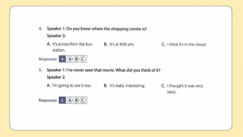 COMMUNICATIVE
KNOWLEDGE
conocimiento comunicativo ))
WHAT DO YOU EVALUATE?
the saber 11 test evaluates the ability to recognize the
appropri