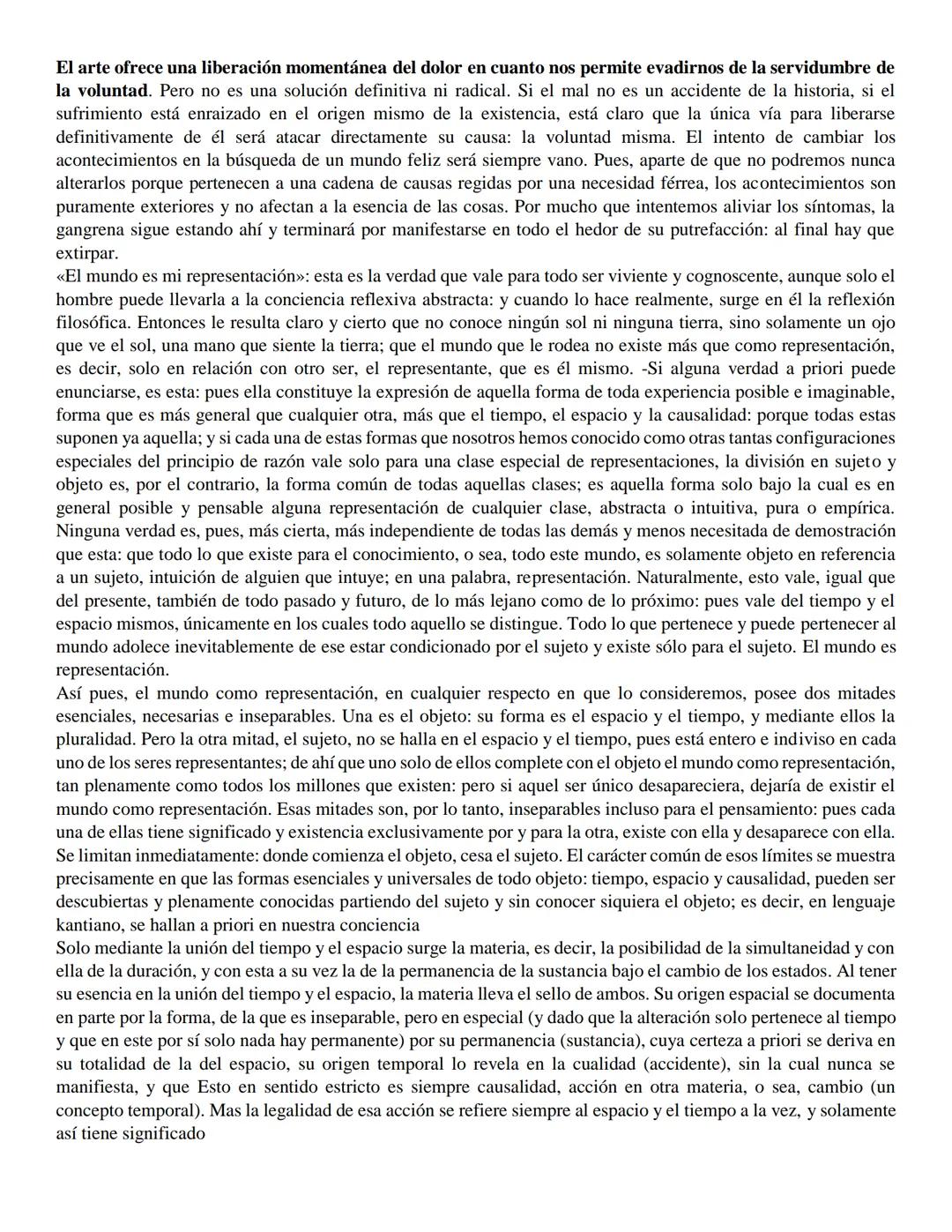 Todo cuanto Schopenhauer escribía estaba destinado a desarrollar, ilustrar, explicitar, complementar, corroborar
o precisar la cosmovisión f