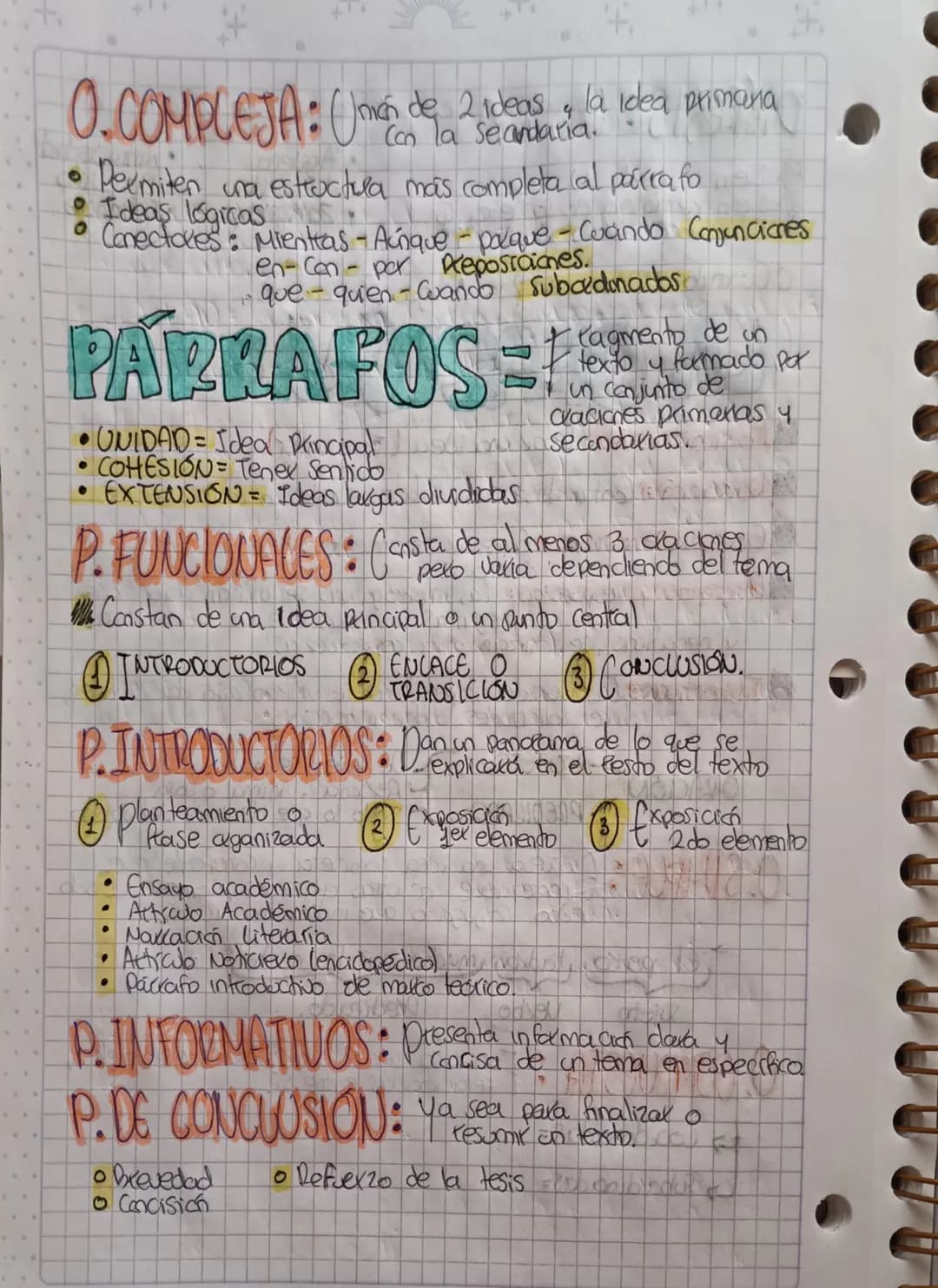 LA ORACIÓN =
Comunicacion Clevar una idea (Transmitic)
Narración: Contax historias, relatar, eventos o relatax hechos.
Expresar emocionens E