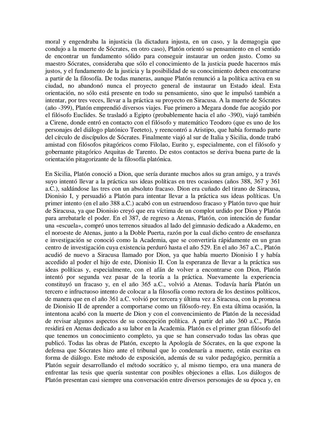 Platón: el mito de la caverna

--Ahora, continué, imagínate nuestra naturaleza, por lo que se refiere a la ciencia, y a la
ignorancia, media
